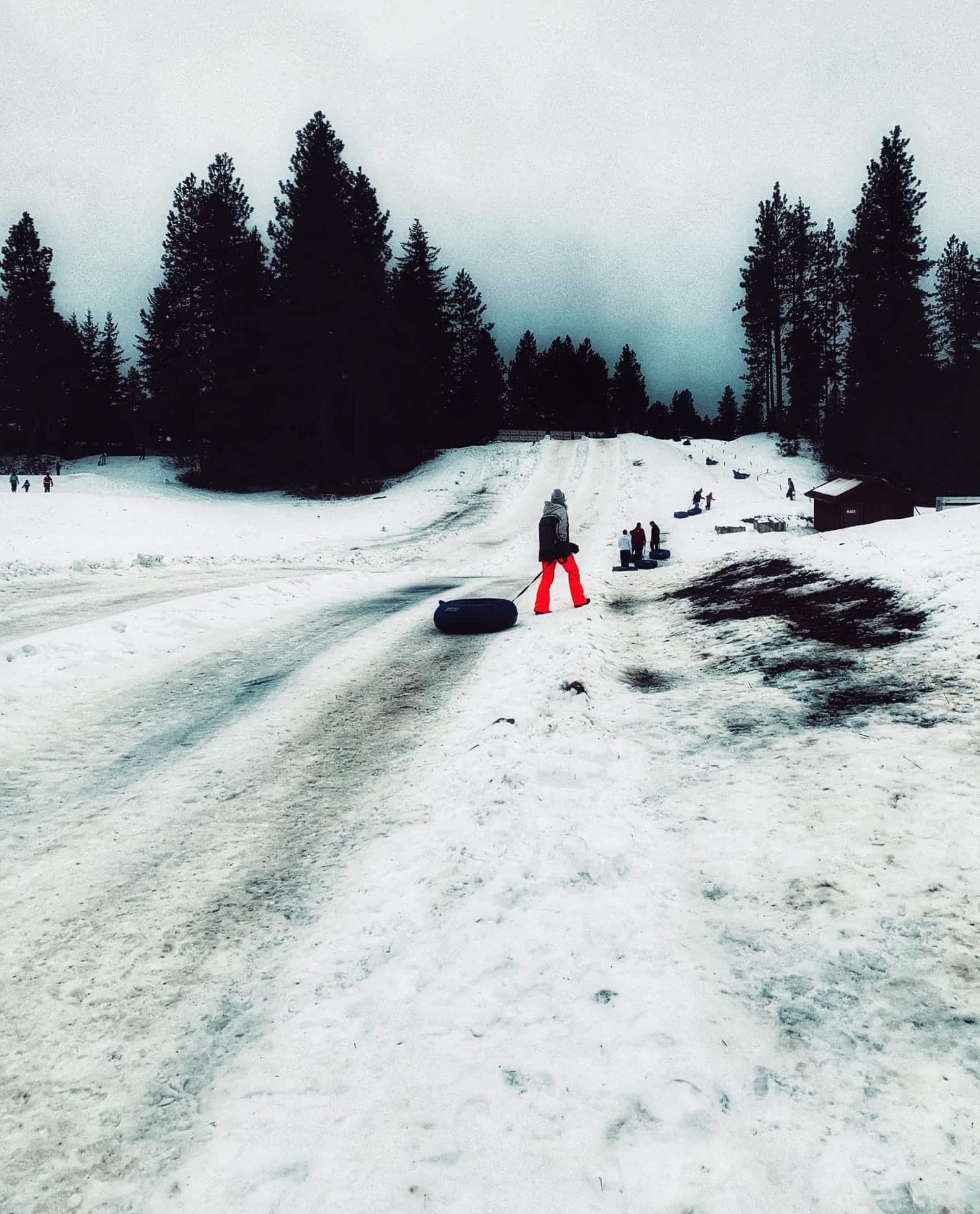 Tubing hill at Suncadia