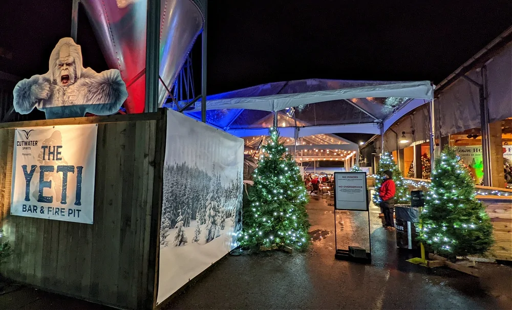 Yeti Firepit at Holiday Magic