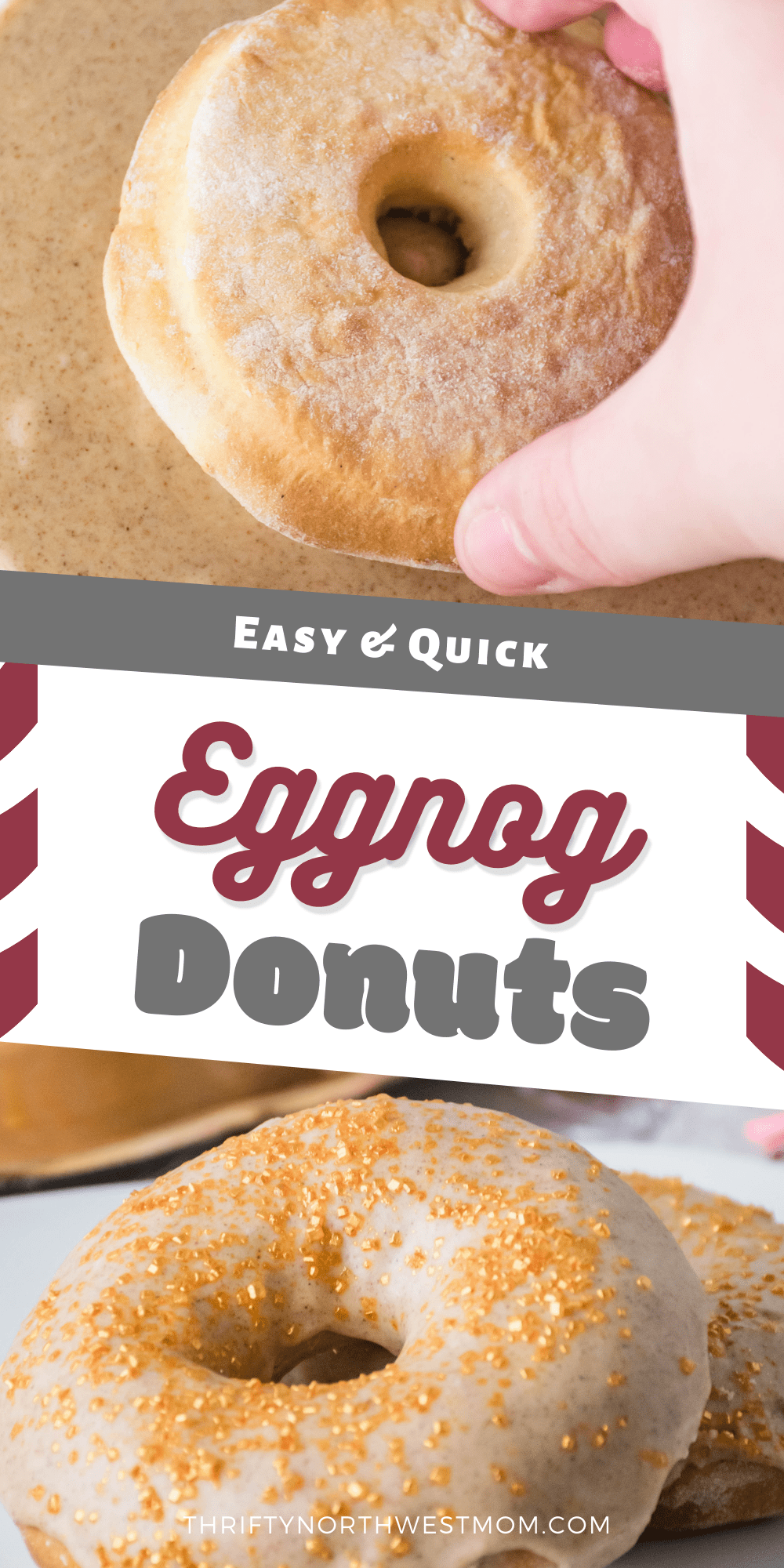 Eggnog Donuts