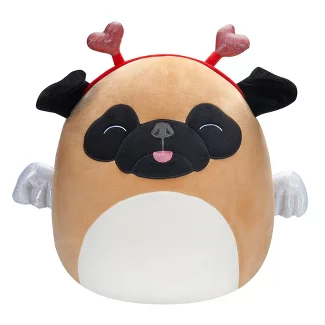 Pug Dog Valentines Squishmallow