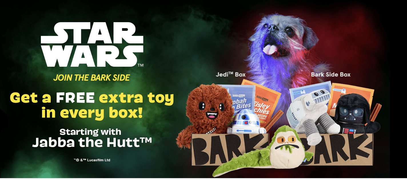 Barkbox extra toy in every box