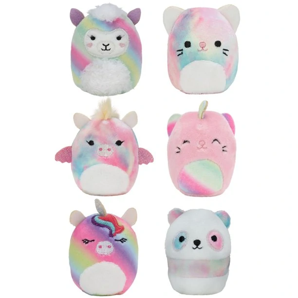 Mini Squishmallows 6-Pack Rainbow Dream Squad