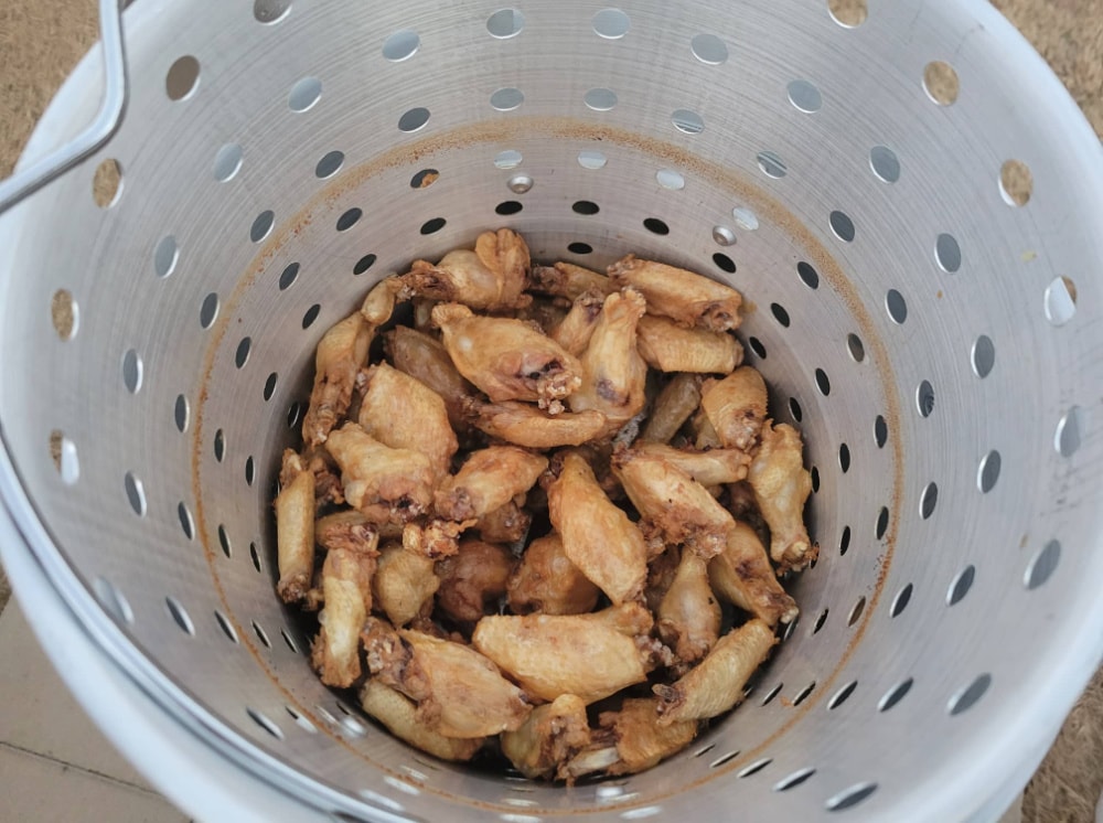 Asian Chicken Wings in Bucket