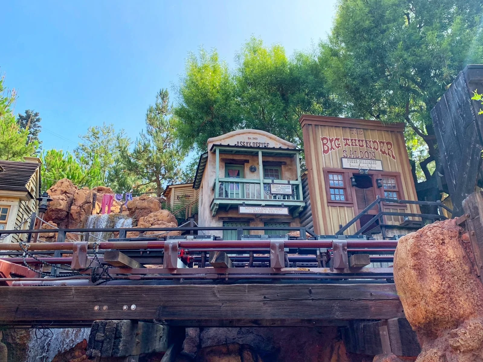 Thundermountain roller coaster Disneyland