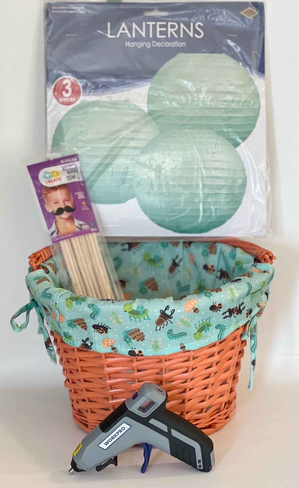 supplies for diy hot air balloon basket