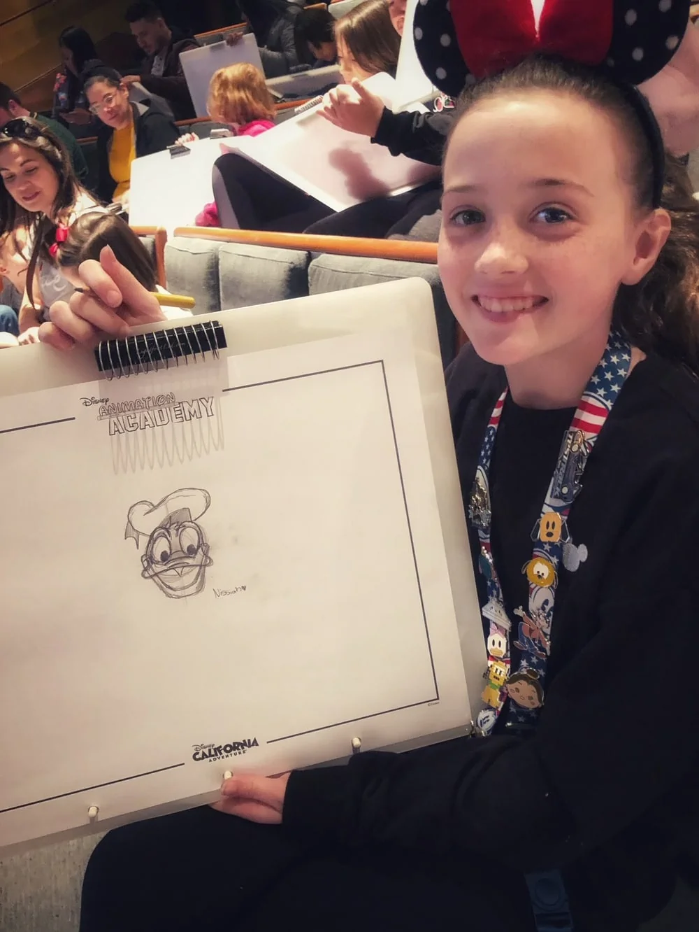 free drawings at Animation Academy in Disneyland