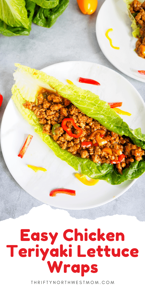 Easy Chicken Teriyaki Lettuce Wraps