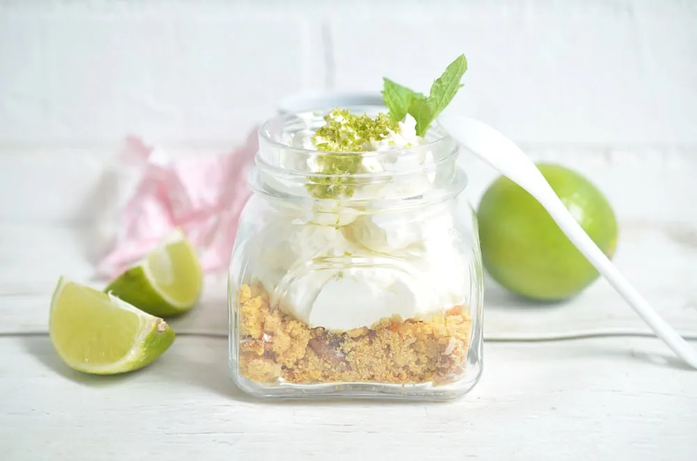 Mini Key Lime Cheesecake Dessert