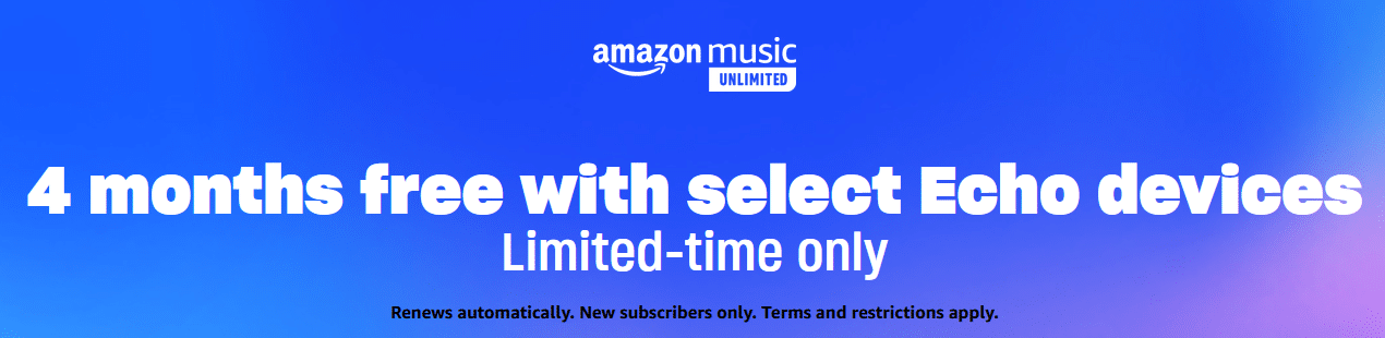 Amazon music free trail