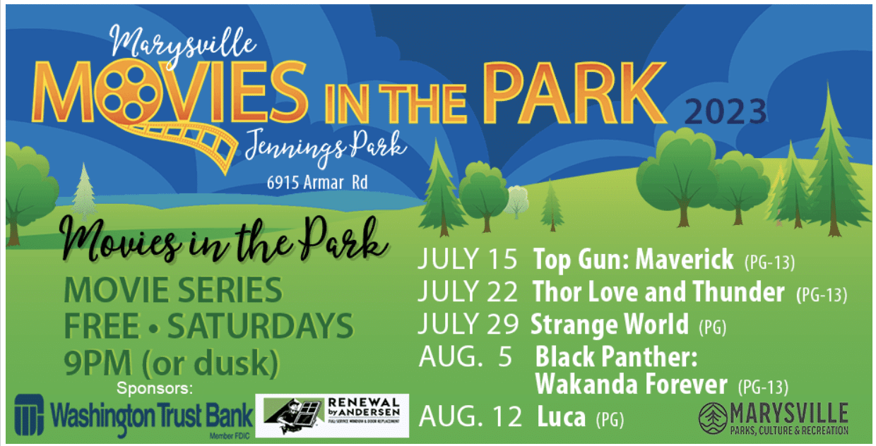 Movies in the park Marsyville