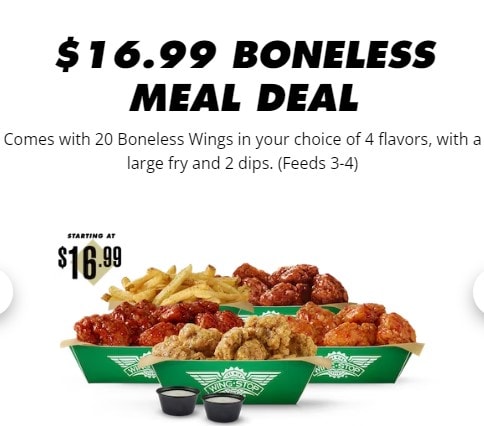 Wingstop meal deal