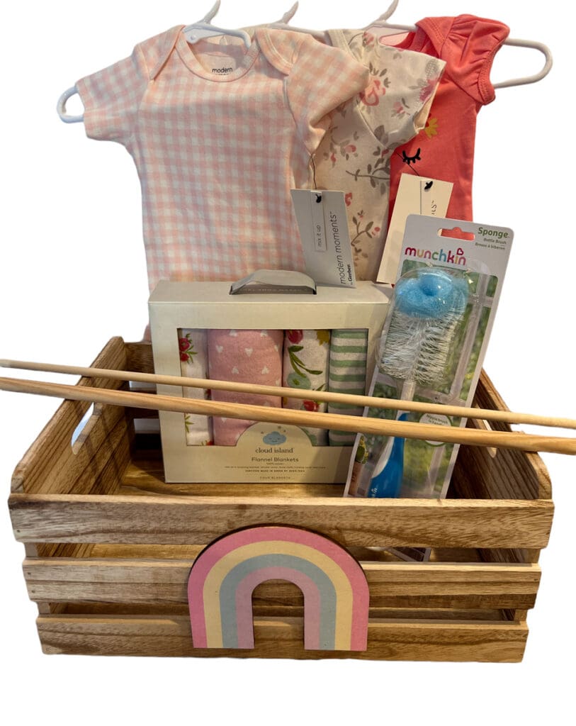 Make A Baby Crate Closet for Baby Shower Gift! Thrifty NW Mom