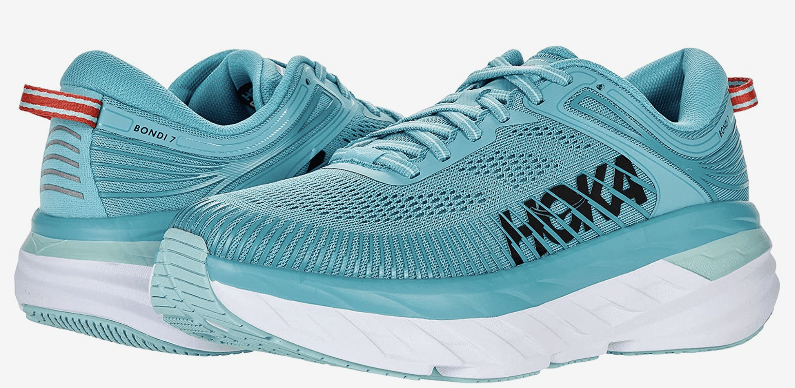 Hoka Bondi 7 in teal