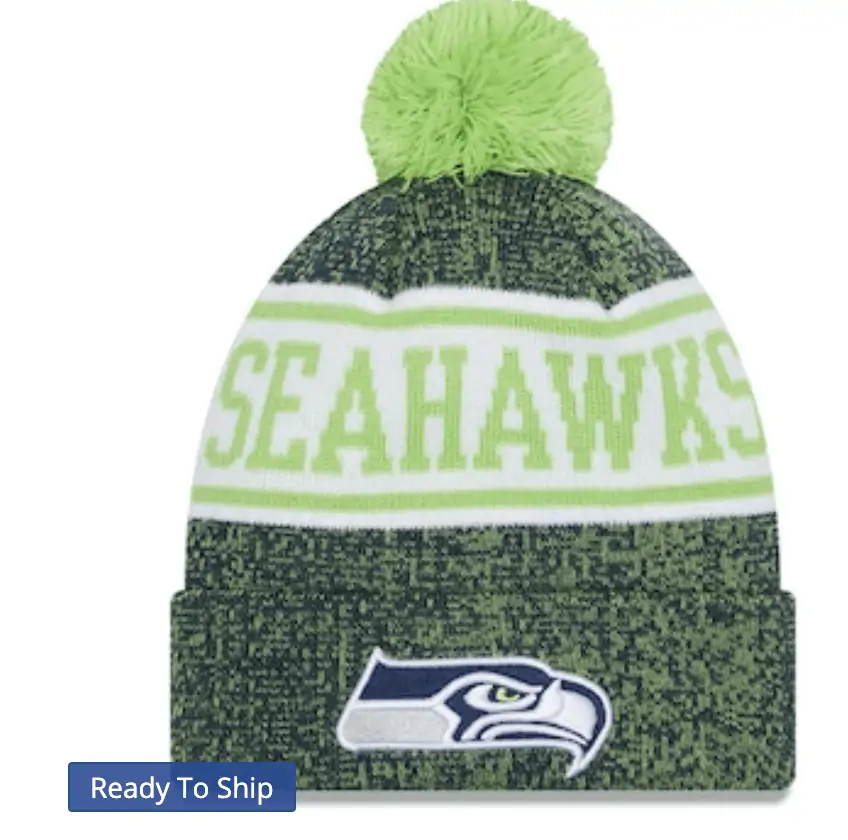 Seahawks beanie