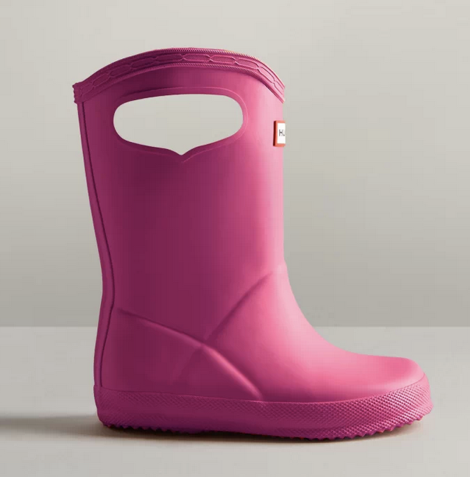 kids hunter boots with handle