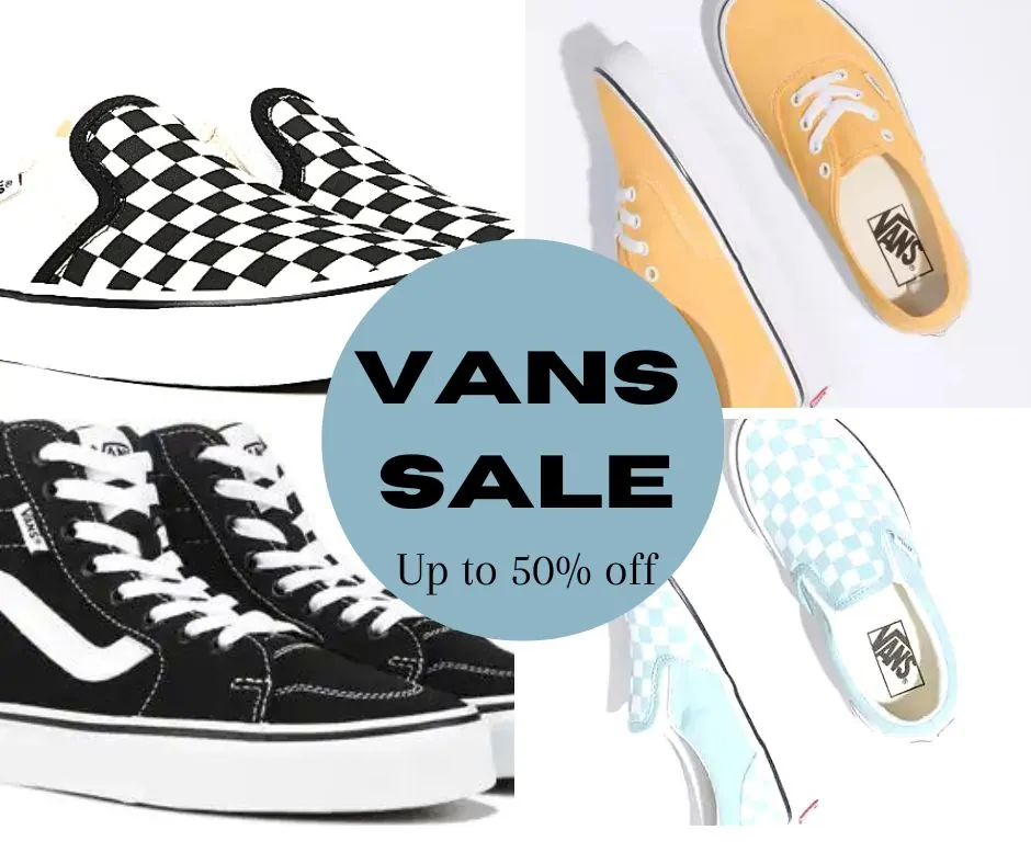 hånd Faciliteter Beskrive Vans Shoe Sale - Extra 25% Off + FREE Shipping Right Now! - Thrifty NW Mom