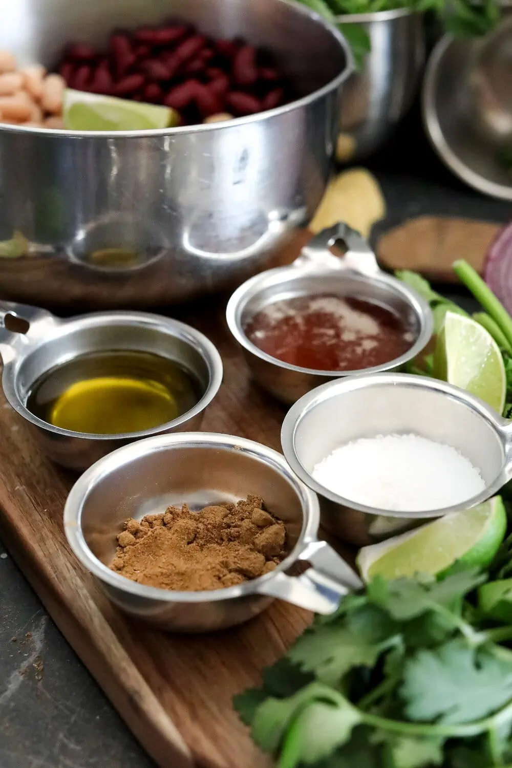 three bean salad dressing ingredients