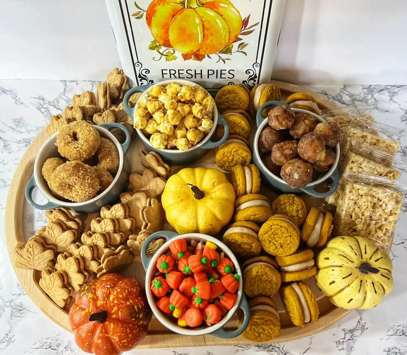 fall dessert snack bar