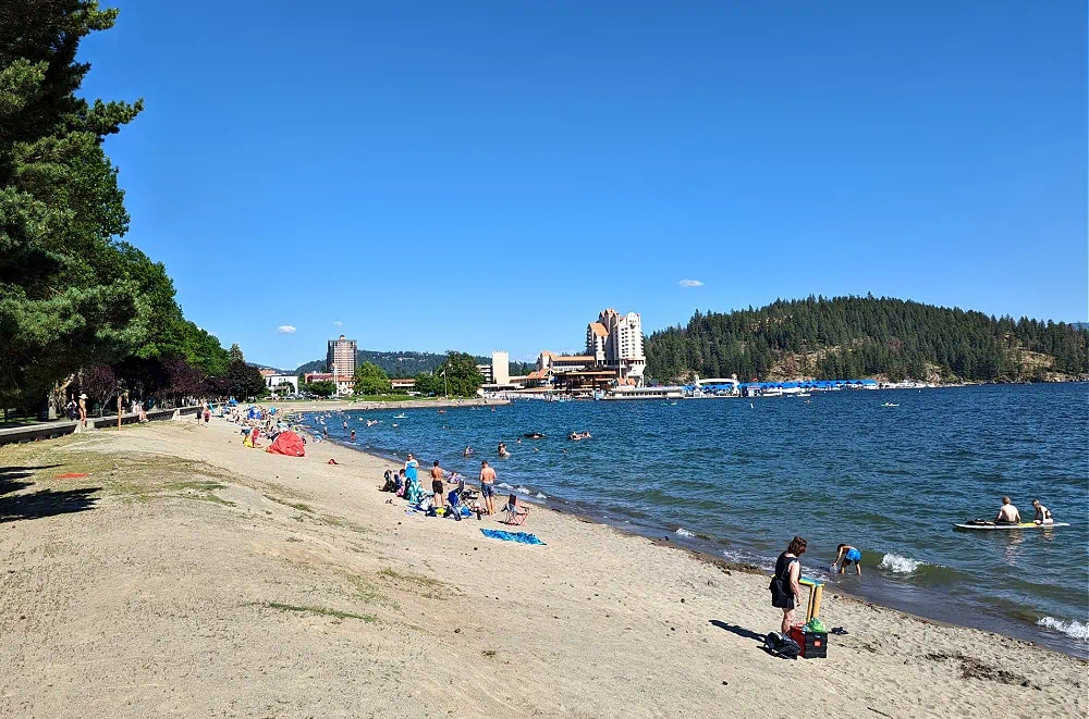 City Beach at Couer d Alene