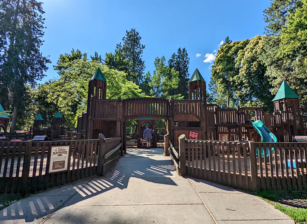 Fort Sherman Couer D Alene Idaho Playground
