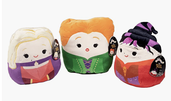 set of 3 hocus pocus squishmallows