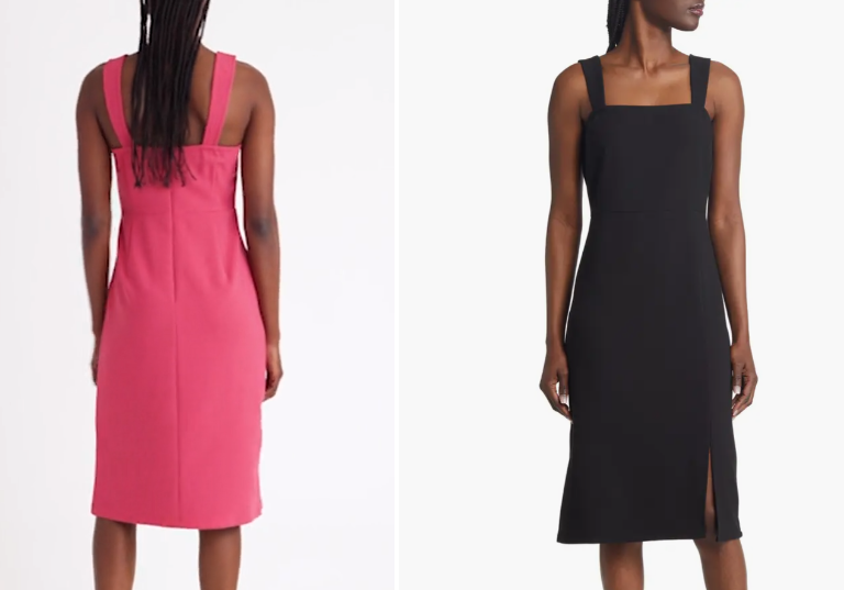 Square neck dress on sale at Nordstroms