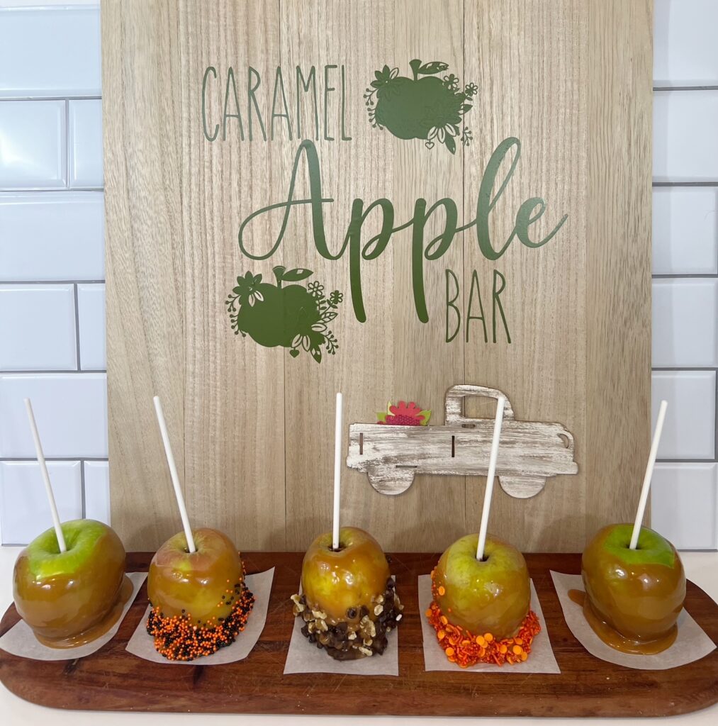 Simple Ideas For Fall Themed Caramel Apple Bars