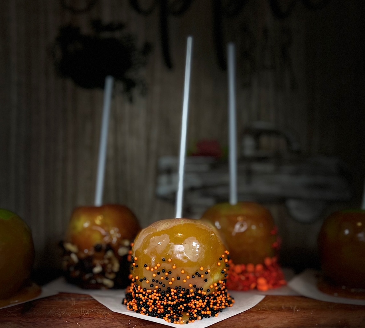 fall caramel apples