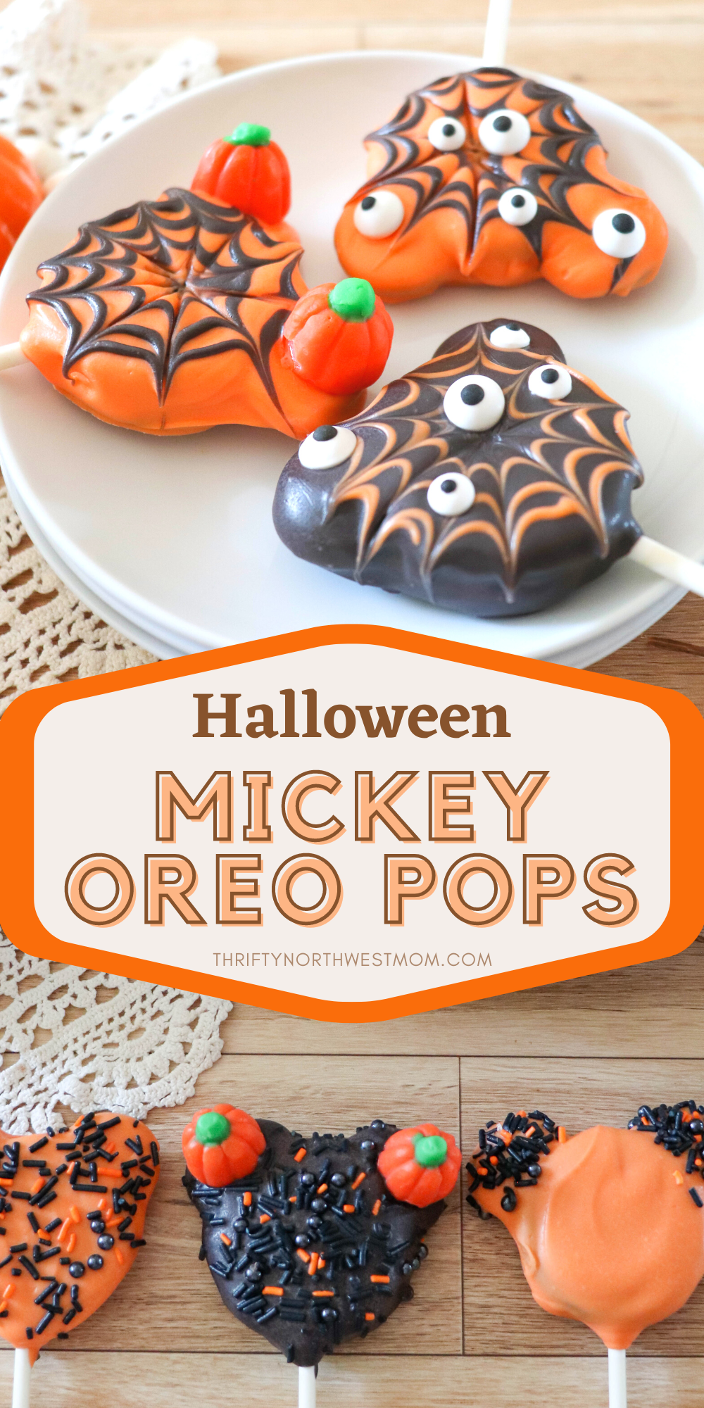 Halloween Mickey Oreo Pops