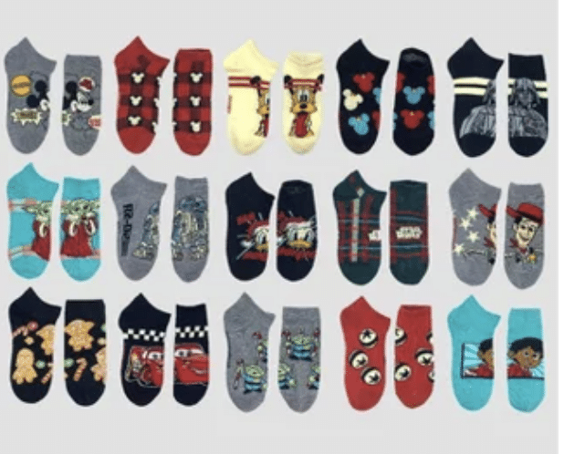 Boys Mickey Sock set calendar