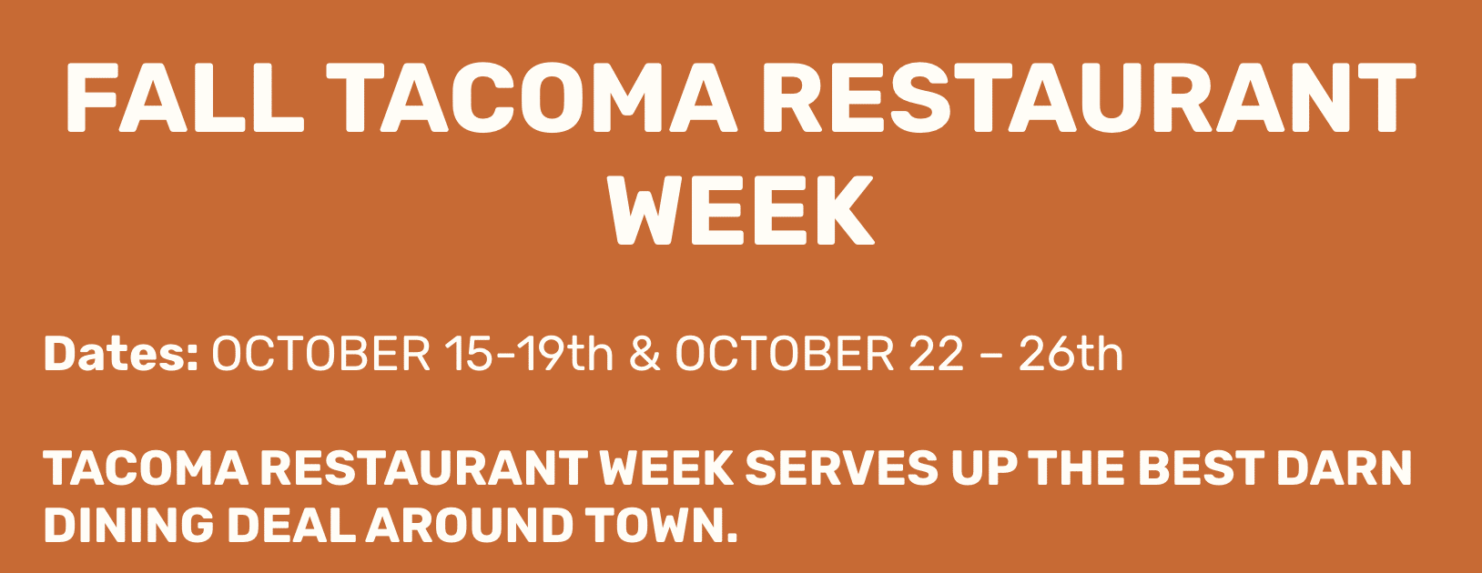 tacoma restaurant week