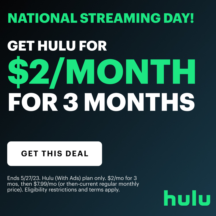 Hulu Discounts – $2/Month Special – BEST Price!