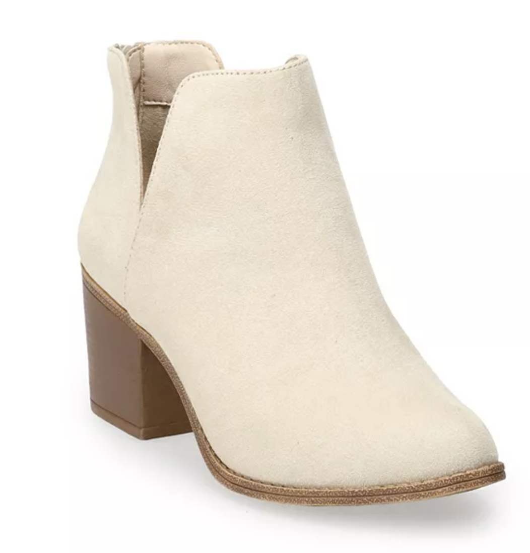 kohls taupe womens boots