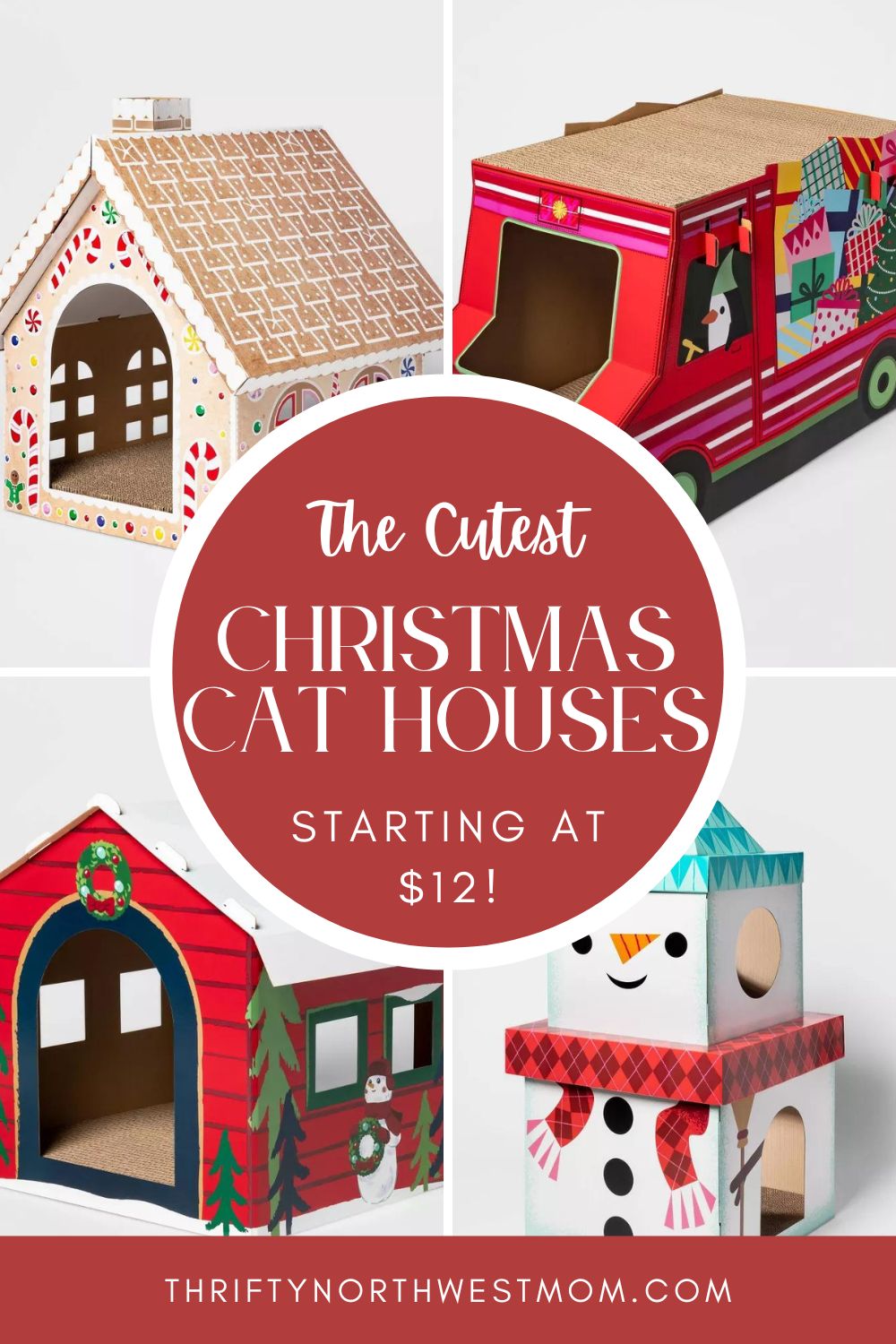 Target Christmas Cat House