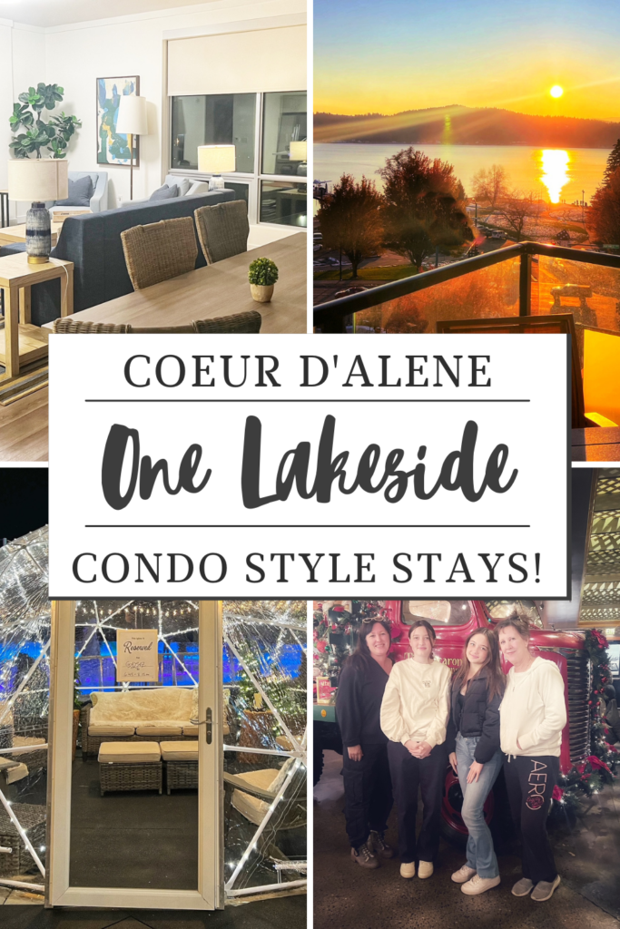 One Lakeside Coeur d’Alene – Beautiful Condo Style Resort Stay!