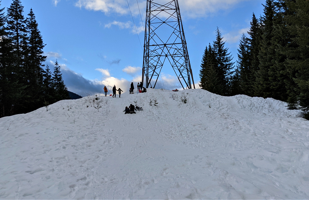 Cabin Creek Sledding Area