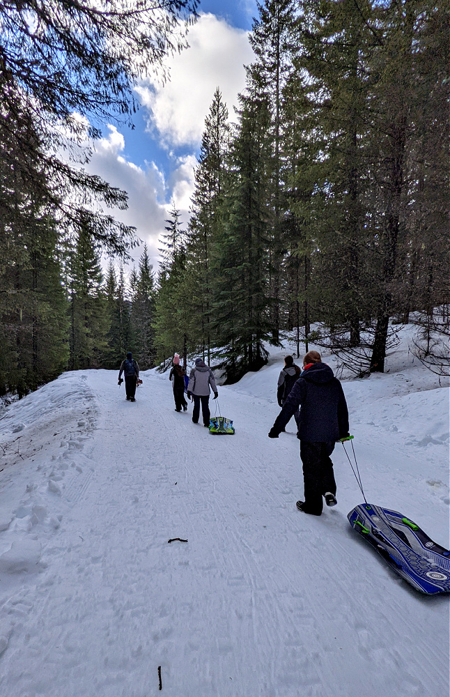 Cabin Creek Snowshoe Trail