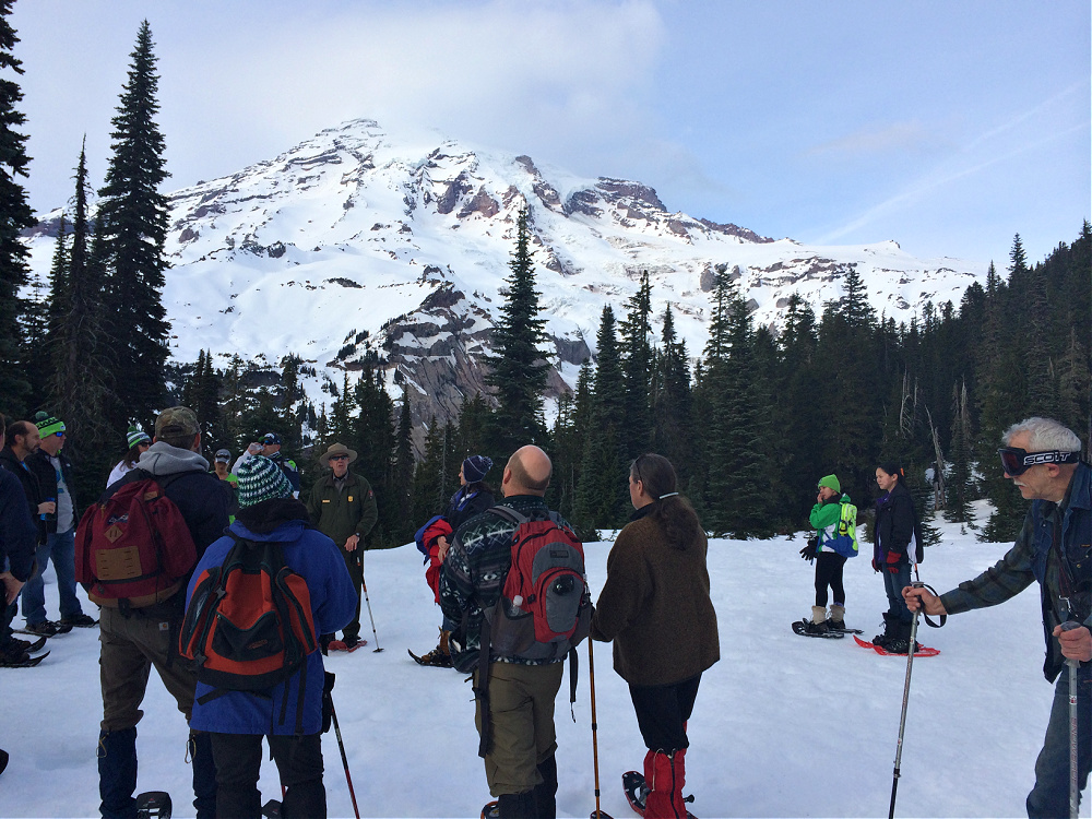 Ranger Snowshoe Hike at Mount Rainier