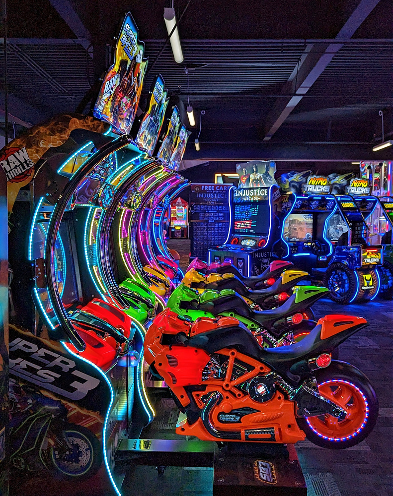 Motor bike game at Arena Sports Issaquah