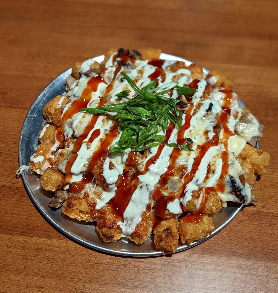 Tater Tot Nachos at Arena Sports Issaquah