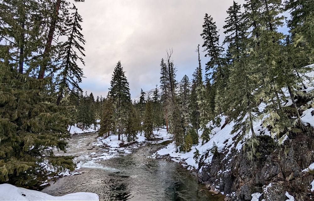 Salmon La Sac and Cle Elum River in the winter