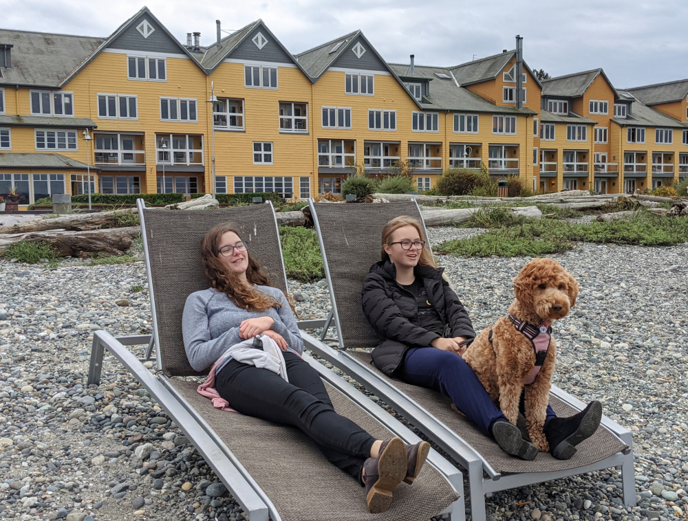 Semiahmoo with Dog