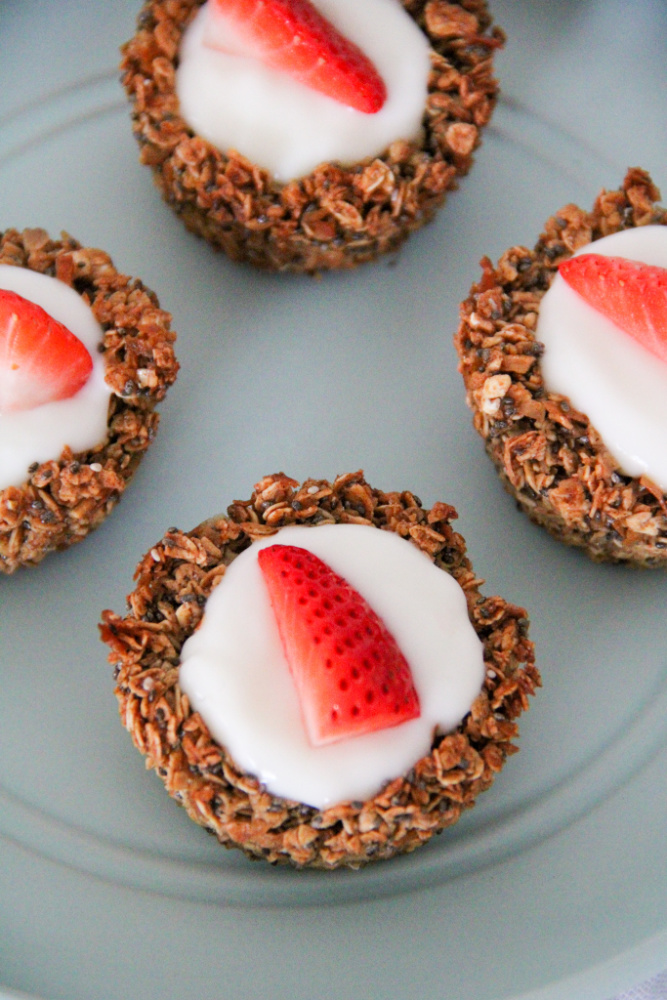 yogurt and granola cups