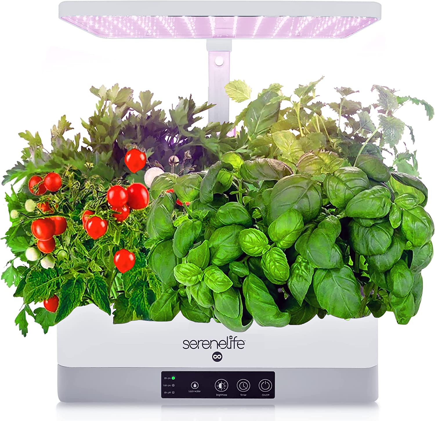 SereneLife Smart Starter Kit-Hydroponic Herb Garden Indoor Plant System