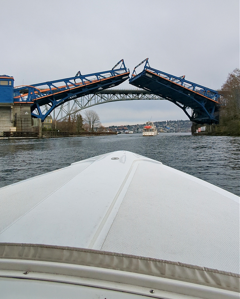 Drawbridge on Seattle Boat ride