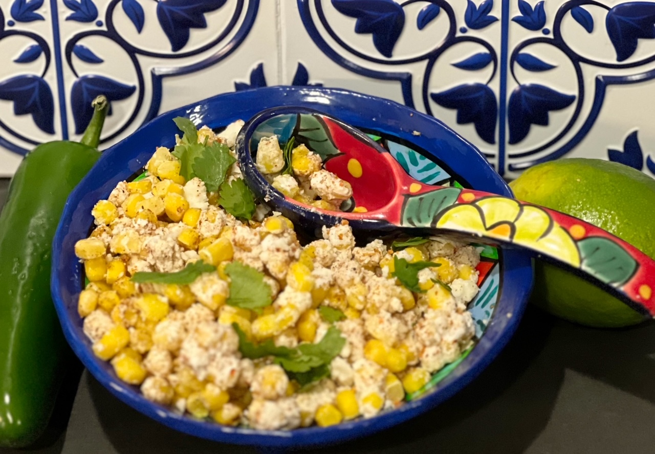 Mexican street corn salad