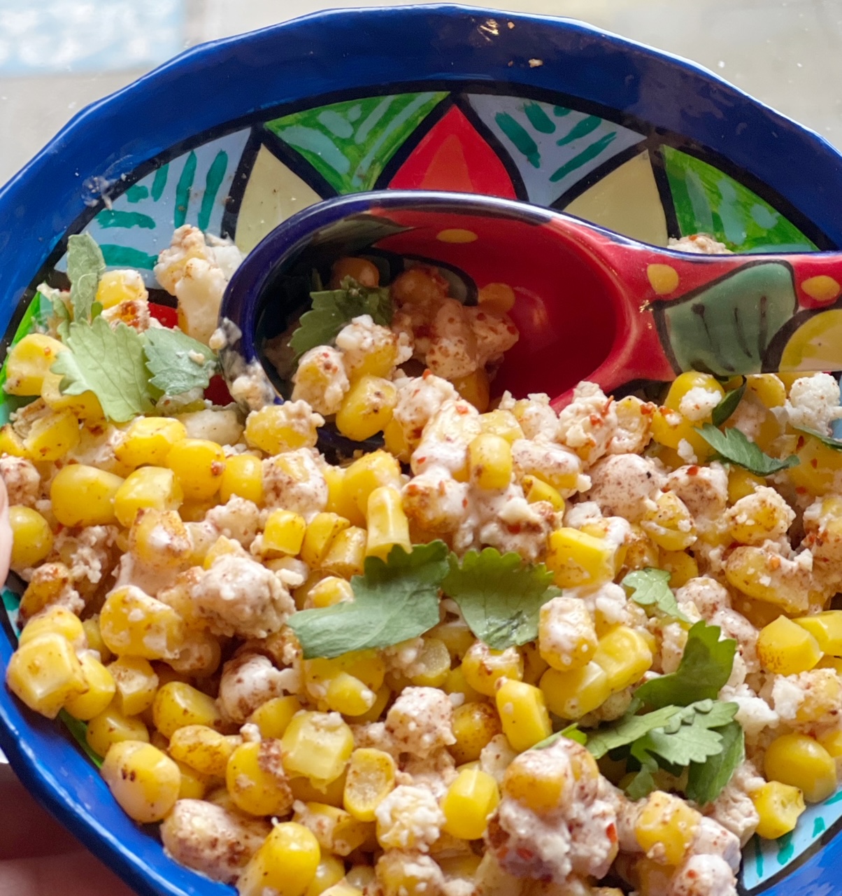 Mexican street corn salad