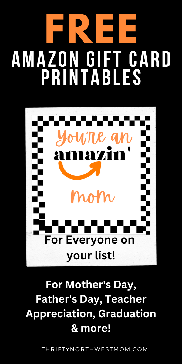 Free Amazon Gift Card Printables