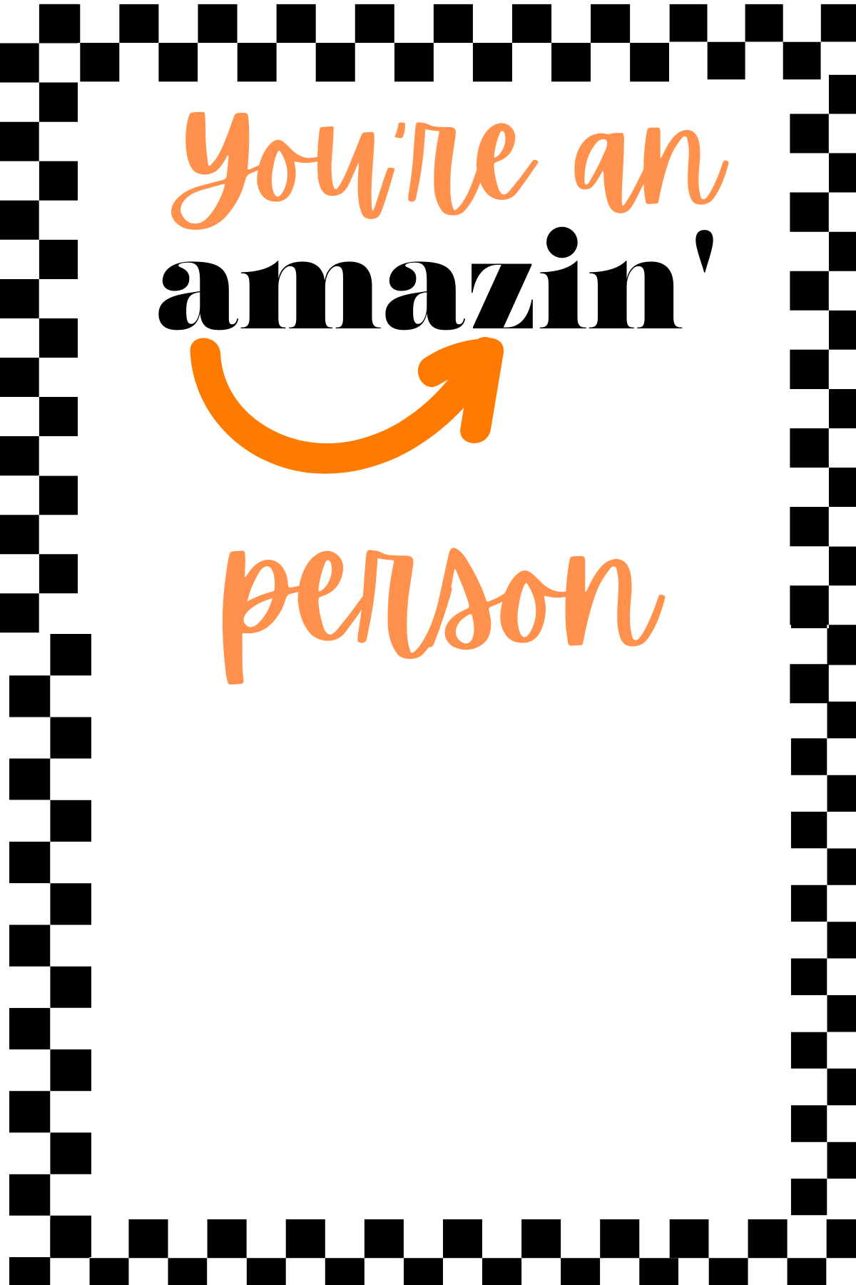 Printable card for amazon gift card