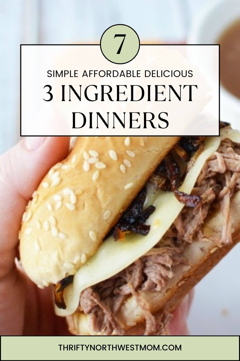 Easy 3 ingredient dinners 